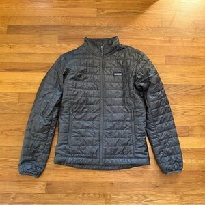 Patagonia Nano Puff Jacket Small Forge Grey